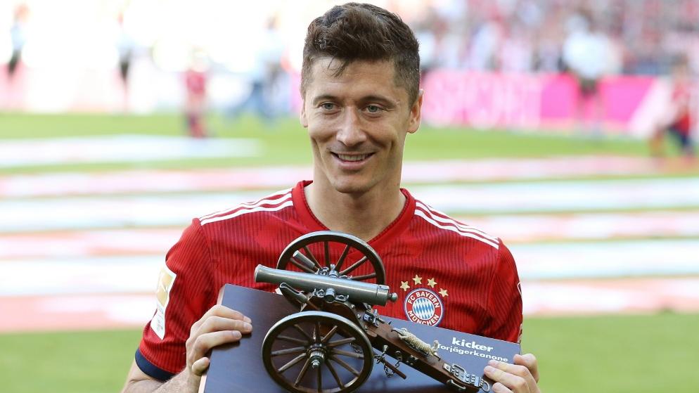 Robert Lewandowski vom FC Bayern erhält Torjägerkanone erst nach dem Spiel