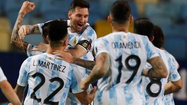 Lionel Messi mit Argentinien im Halbfinale der Copa América