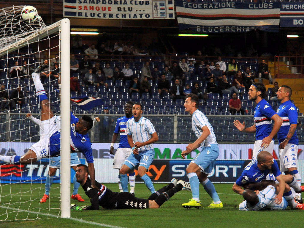 El gol de la Lazio lo marcó el central argentino Santiago Gentiletti (54). (Foto: Getty)