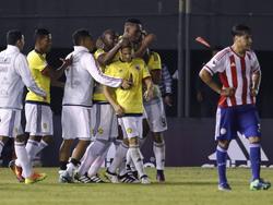 Colombia manejó el partido ante un equipo paraguayo perdido. (Foto: Imago)