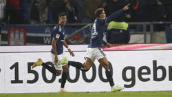 Ransford-Yeboah Königsdörffer (r.) erzielte den entscheidenden Treffer für den HSV