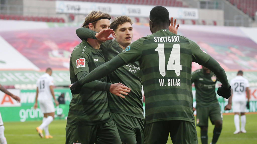 Der VfB Stuttgart hat sich beim FC Augsburg deutlich durchgesetzt
