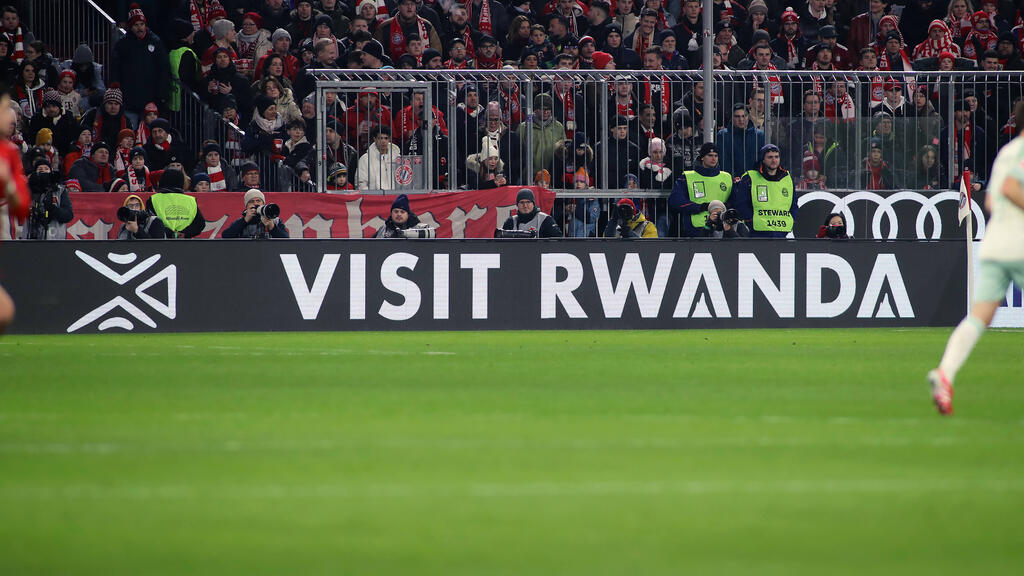 Auch der FC Bayern macht Werbung für Ruanda