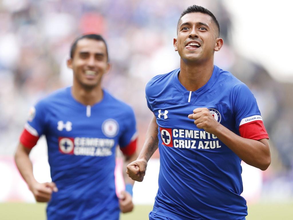 Elías Hernández celebra su gol ante Veracruz. (Foto: Imago)