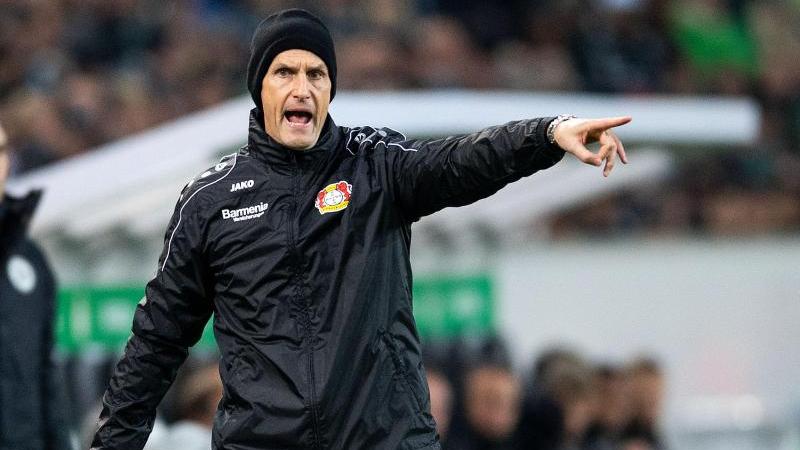 Heiko Herrlich hält sich mit Leverkusen weiter schadlos