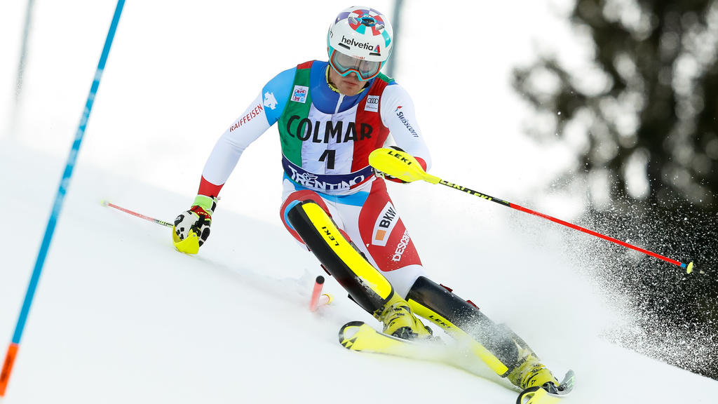 Daniel Yule siegt beim Slalom von Madonna Daniel Yule siegt beim Slalom von Madonna