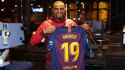 Kevin-Prince Boateng ist beim FC Barcelona vorgestellt worden (Bildquelle: twitter.com/fcbarcelona)
