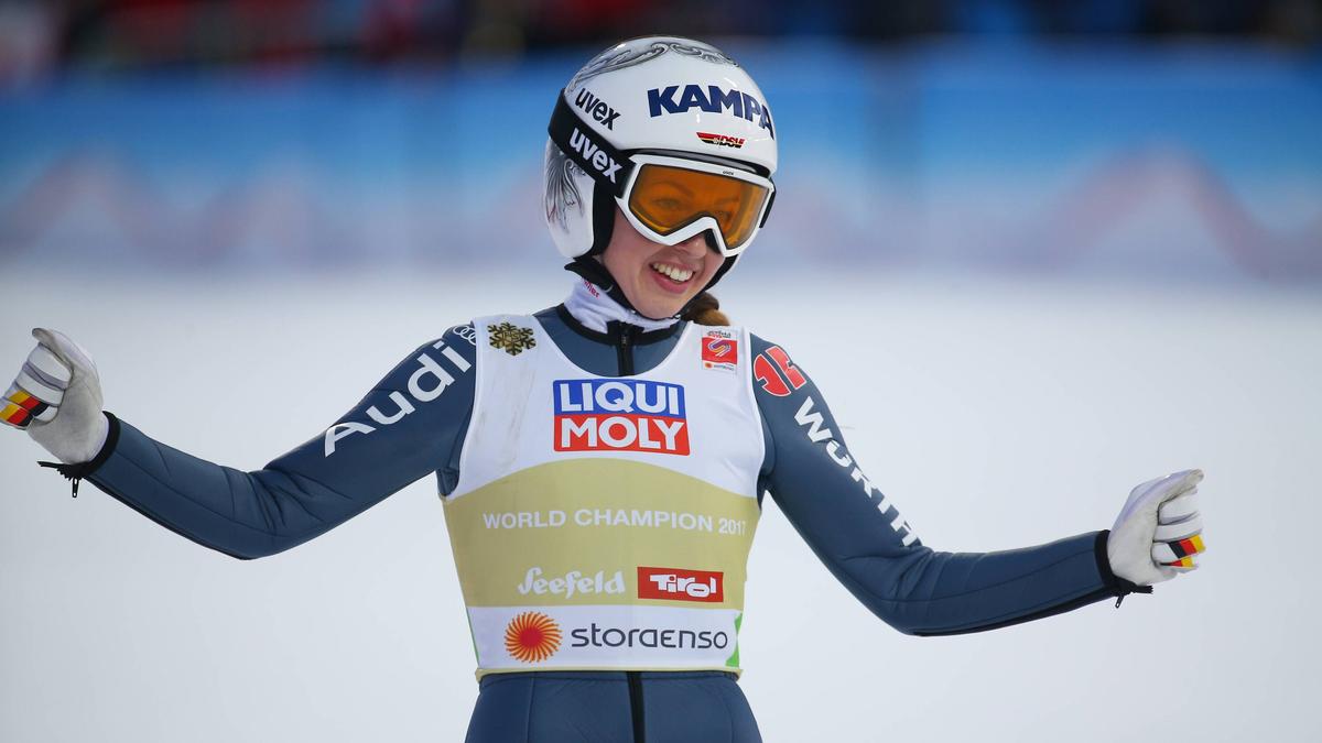 Skispringen Juliane Seyfarth Starke Vierte Bei Quali Sieg Von Maren Lundby