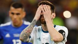 Lionel Messi droht das frühe Aus mit seiner Albiceleste