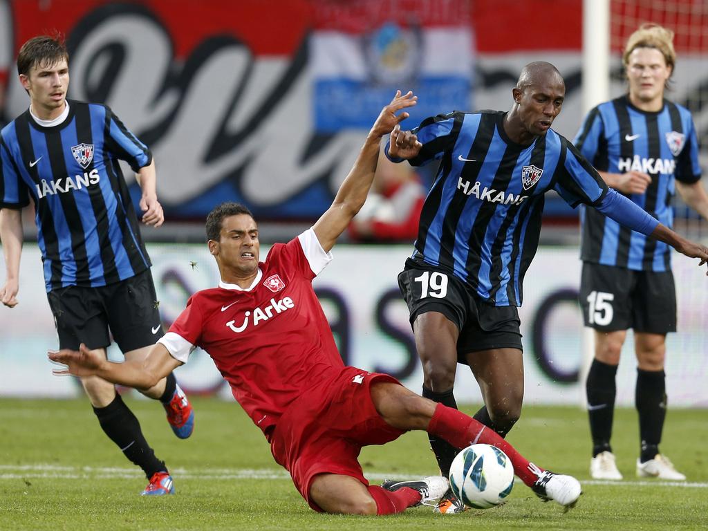 Mit Inter Turku spielte Babacar Diallo (Nr. 19) in der Europa League-Qualifikation Mit Inter Turku spielte Babacar Diallo (Nr. 19) in der Europa League-Qualifikation