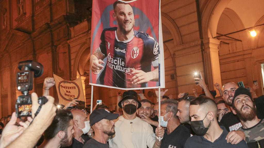 Marko Arnautovic wird von den Bologna-Fans bereits erwartet