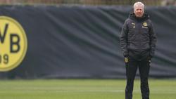 BVB-Coach Lucien Favre hält die aktuellen Probleme des Fußballs für relativ harmlos