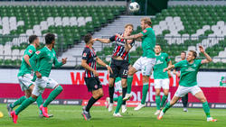 Eintracht Frankfurt setzte sich deutlich gegen Werder Bremen durch