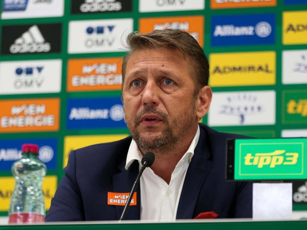 Klare Aussagen von Rapid-Sportchef Zoran Barišić