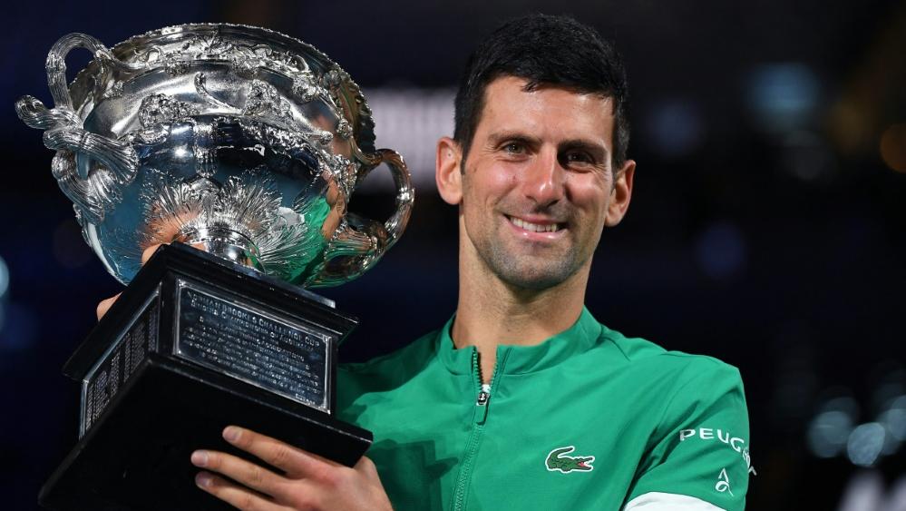 Novak Djokovic gewann am Sonntag die Australien Open Novak Djokovic gewann am Sonntag die Australien Open