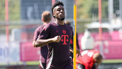 Kingsley Coman im Training des FC Bayern