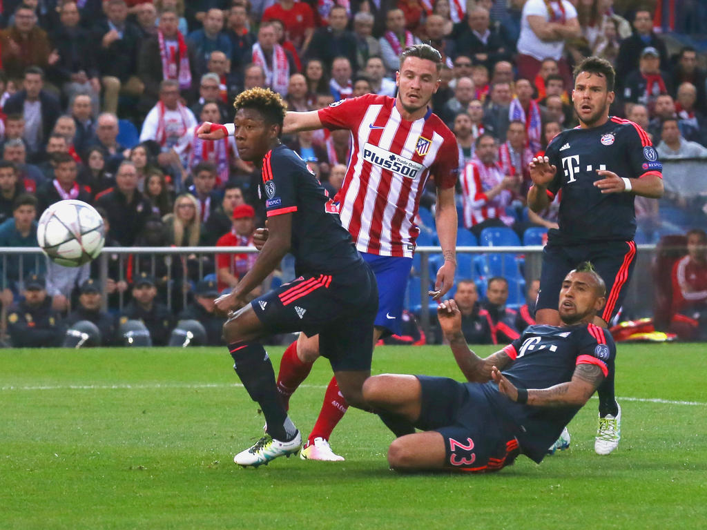 Saúl marcó un golazo para el Atlético contra el Bayern en el Calderón. (Foto: Getty)