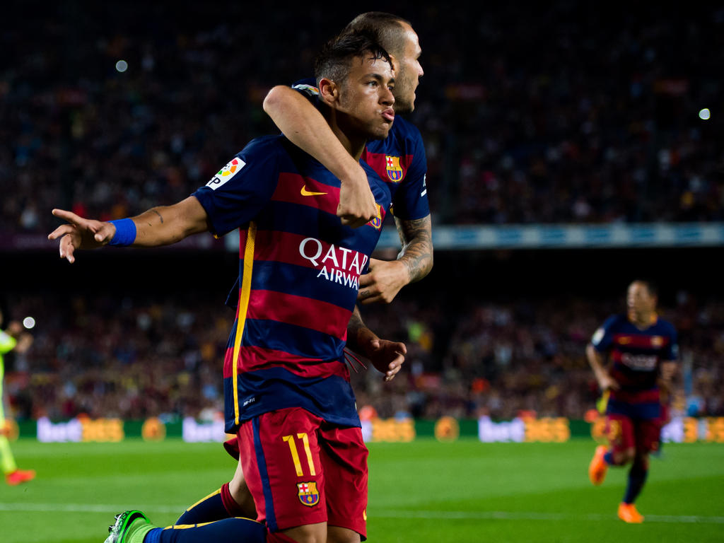 Neymar tira del carro azulgrana en ausencia de Messi. (Foto: Getty)