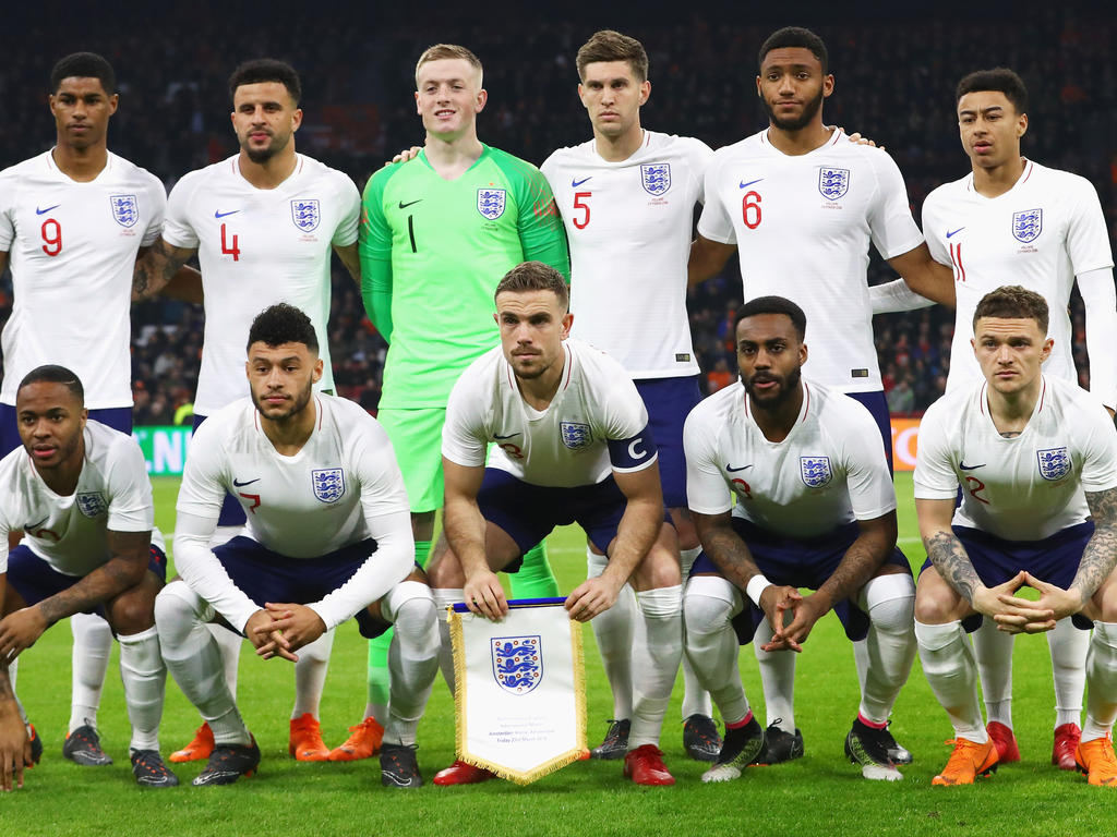 El once inicial de Inglaterra contra Holanda el pasado marzo. (Foto: Getty)