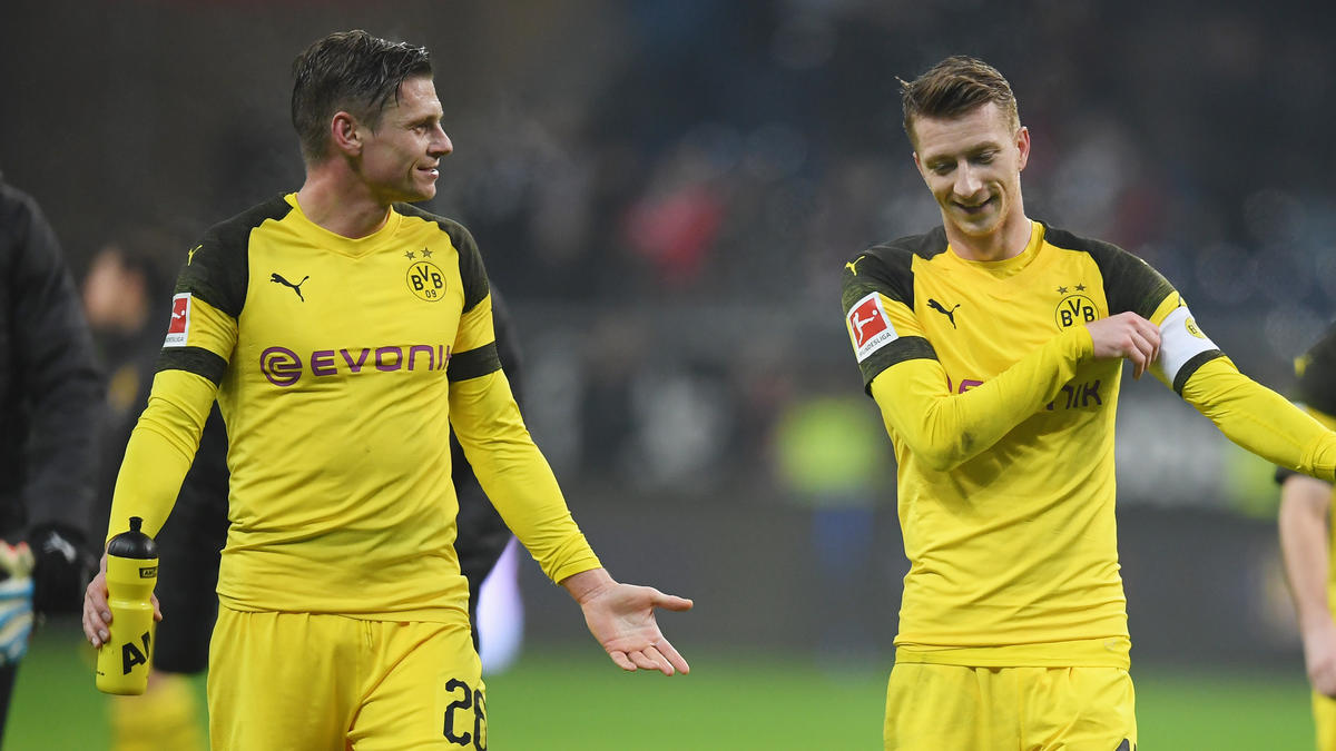 Lukasz Piszczek (l.) könnte in die BVB-Startelf rücken - Marco Reus unterstützt das Team von der Tribüne aus Lukasz Piszczek (l.) könnte in die BVB-Startelf rücken - Marco Reus unterstützt das Team von der Tribüne aus