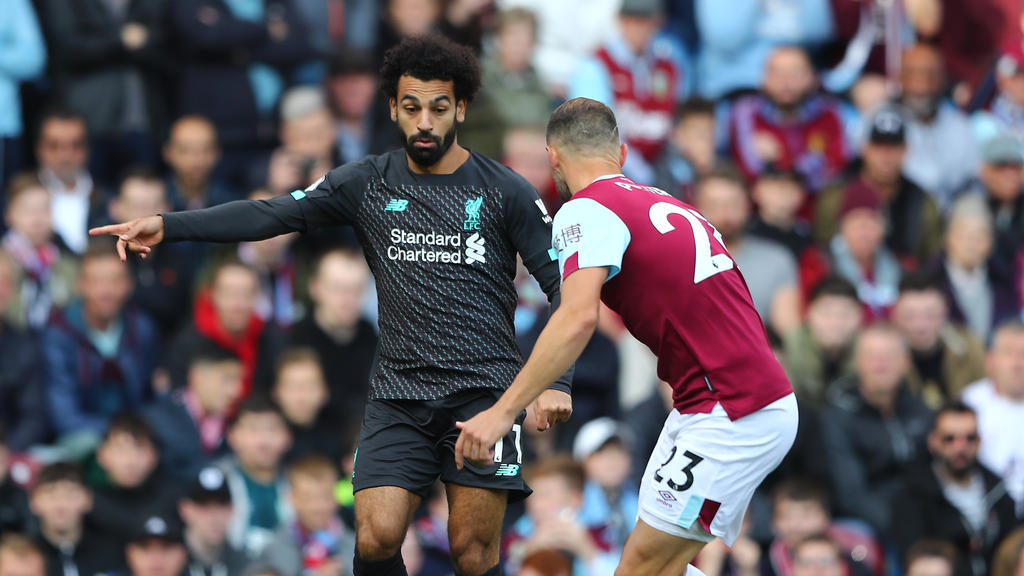 Der FC Liverpool um Superstar Salah hatte in Burnley leichtes Spiel