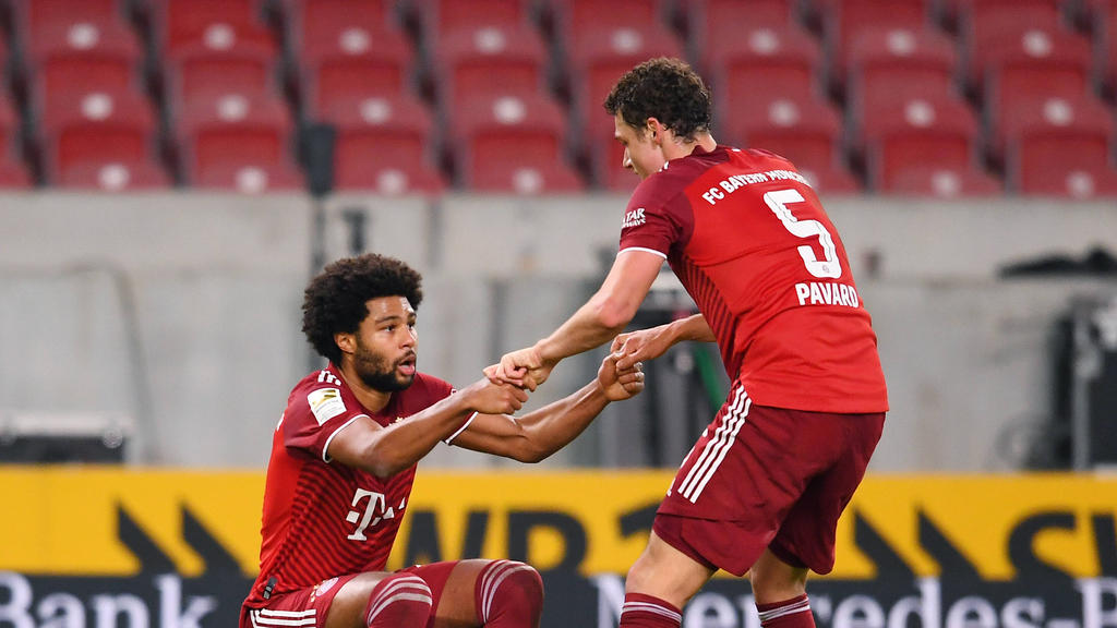 Wollen mit dem FC Bayern in Köln drei Punkte einfahren: Serge Gnabry und Benjamin Pavard
