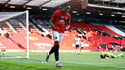 Anthony Martial erzielte drei Treffer für Manchester United