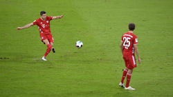 Robert Lewandowski und Thomas Müller führten den FC Bayern zum Sieg