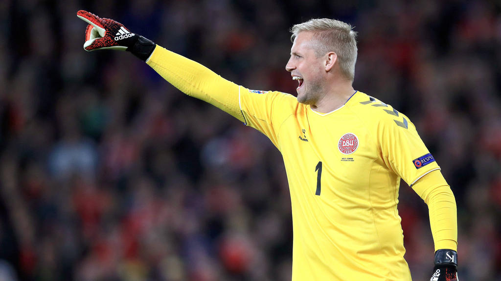 Kasper Schmeichel steht mit Dänemark im EM-Halbfinale