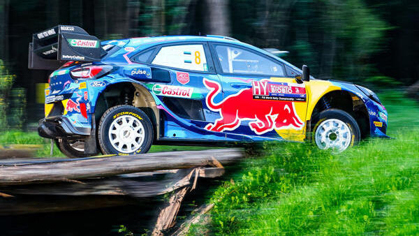 Ott Tänak setzte am Samstagvormittag auf die richtigen Reifen