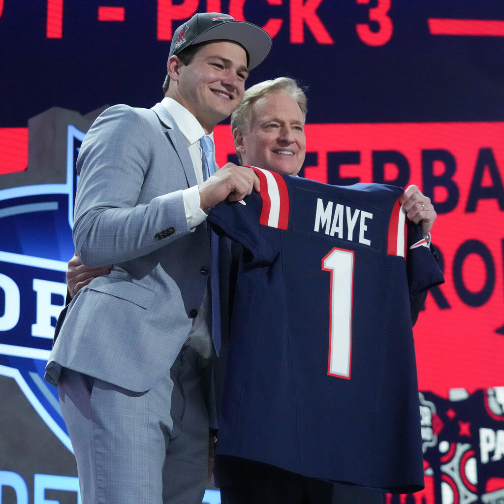 3. Pick: Drake Maye (QB/Patriots)