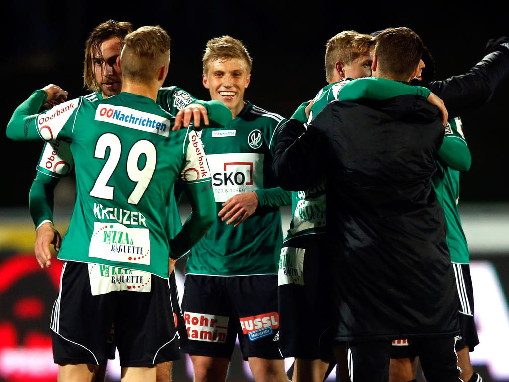 Die SV Ried entführte drei Punkte aus Wolfsberg