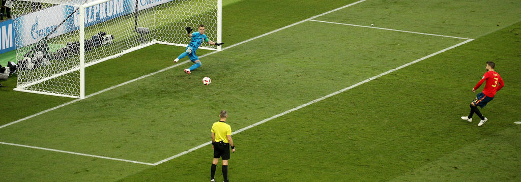 Piqué verwandelt sicher