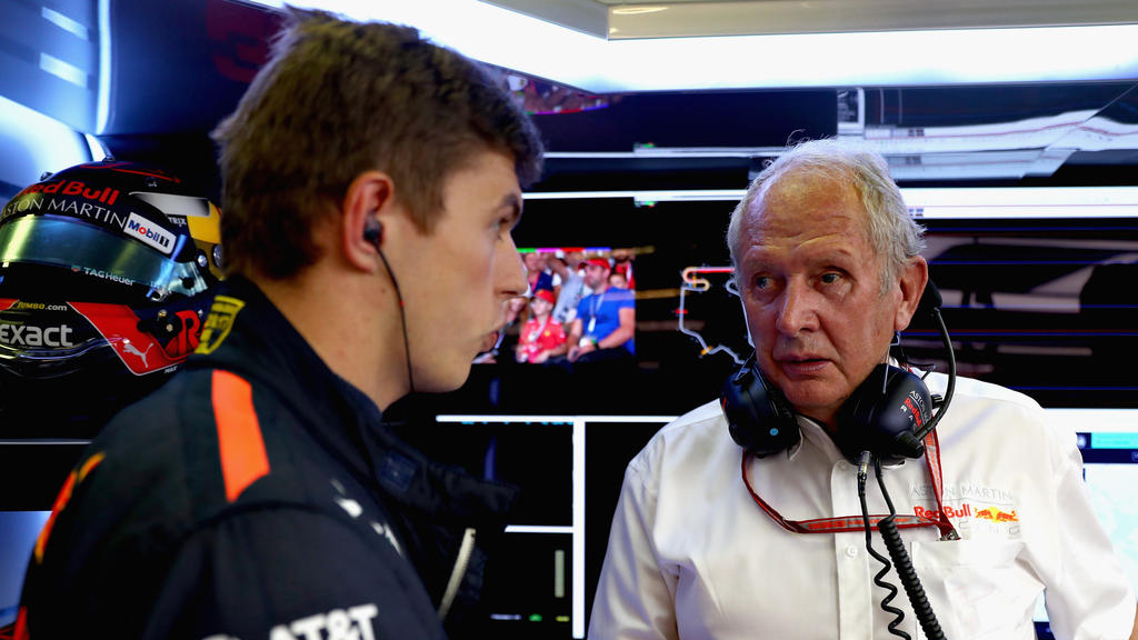 Marko (r.) lässt sich von Verstappen keine Personalentscheidungen vorschreiben Marko (r.) lässt sich von Verstappen keine Personalentscheidungen vorschreiben