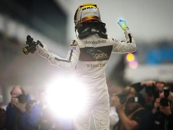 Pascal Wehrlein jubelte 2015 über seinen ersten DTM-Titel Pascal Wehrlein jubelte 2015 über seinen ersten DTM-Titel