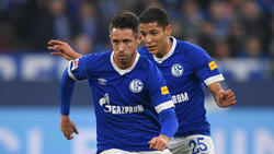 Uth (vorne) und Harit könnten gegen RB Leipzig spielen