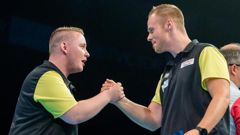 Max Hopp und Martin Schindler wollen sich nicht verunsichern lassen Max Hopp und Martin Schindler wollen sich nicht verunsichern lassen