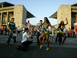 Schon bei der WM 2006 herrschte rund um das Berliner Olympiastadion gute Laune