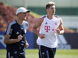 Robert Lewandowski konnte noch nicht am Mannschaftstraining teilnehmen