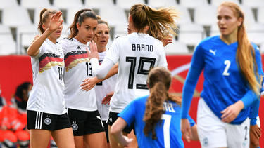 Sieben Tore durften die DFB-Frauen bejubeln