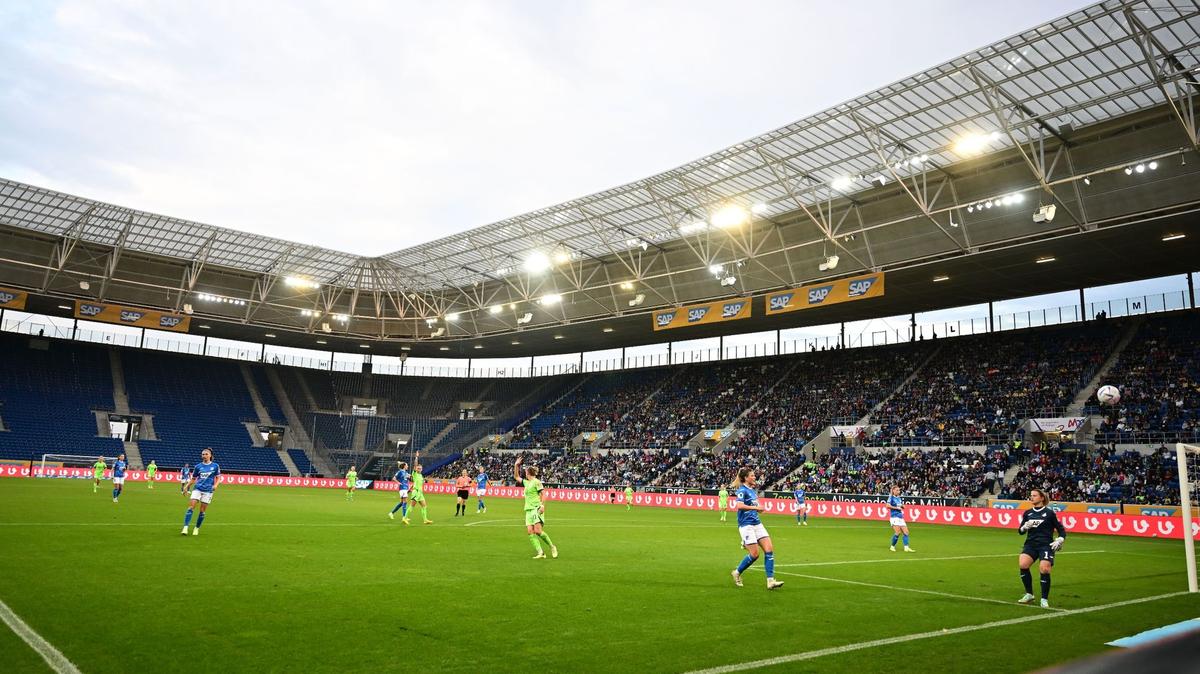 7109 Fans sahen die Partie zwischen der TSG 1899 Hoffenheim und dem VfL Wolfsburg