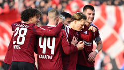 Der 1. FC Nürnberg gewann mit 2:0 gegen den SSV Ulm