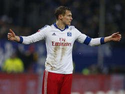 Marcell Jansen ist mit einer Entscheidung nicht einverstanden