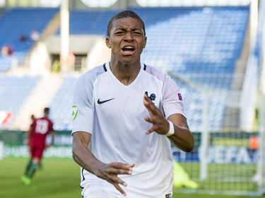 Mbappé con la selección Sub-19 de Francia. (Foto: Getty)