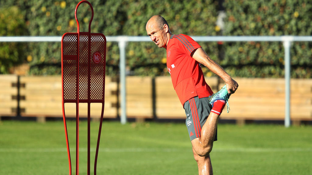 Arjen Robben im Training des FC Bayern München