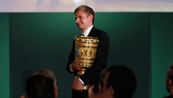 Tobias Rau bei der Ziehung der DFB-Pokal-Spiele im April 2016