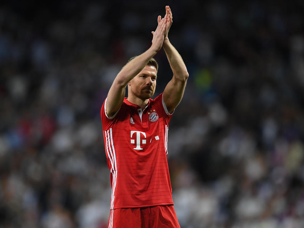 Bayern Münchens Xabi Alonso sagt am Samstag Adios