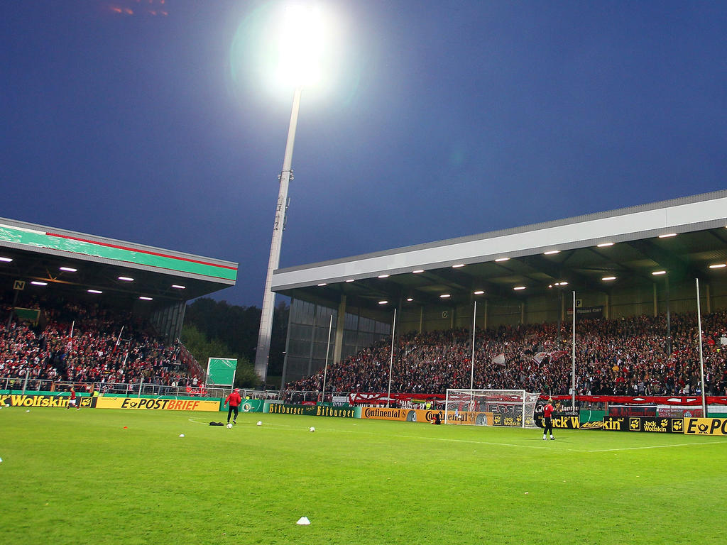 Das Georg-Melches-Stadion an der Hafenstraße in Essen
