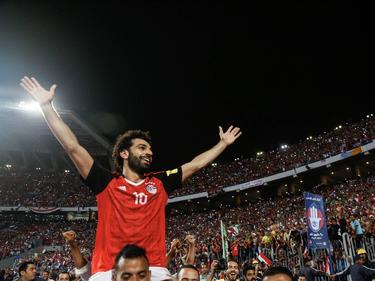 Mohamed Salah sorgte mit seinem Treffer in der Nachspielzeit für Euphorie in ganz Ägypten