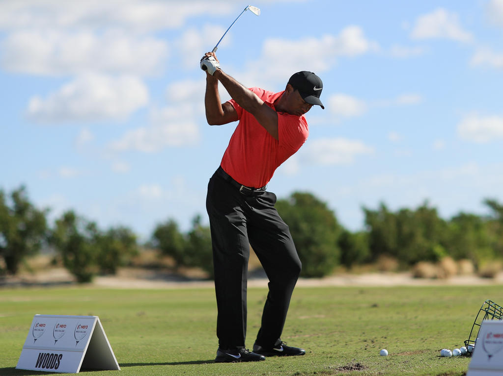 Zum Abschluss spielte Tiger Woods auf dem Par-72-Kurs eine 68 Zum Abschluss spielte Tiger Woods auf dem Par-72-Kurs eine 68